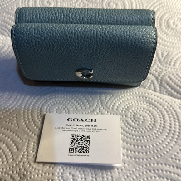 (Coach wallet) color aquamarine - Picture 5 of 11